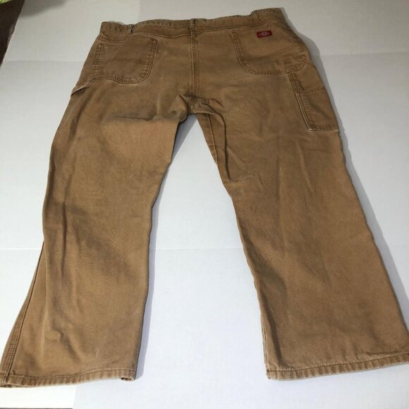 Dickies Brown Carpenter Relaxed Fit Pants Work Wear Size 44x30 - Picture 9 of 13